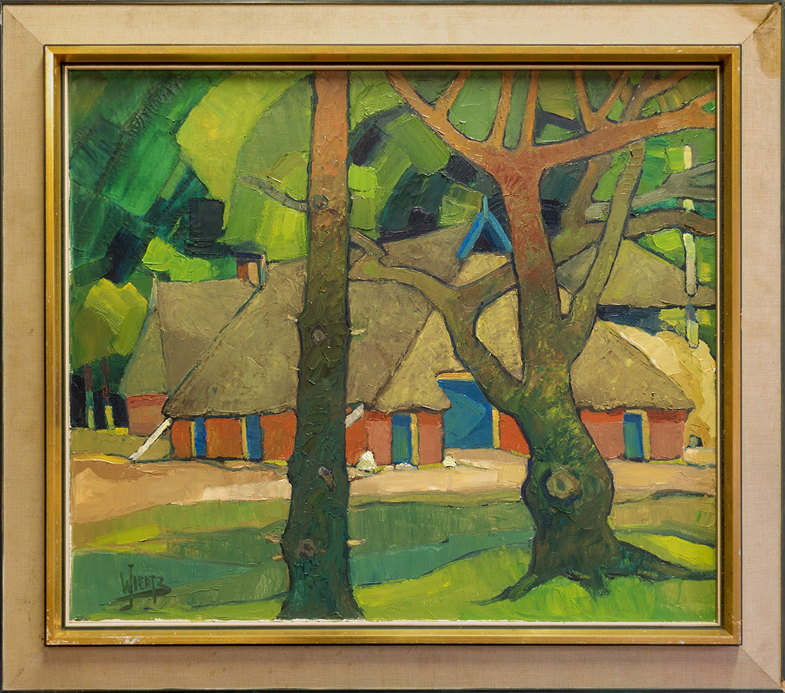 doorkijk naar de boederij